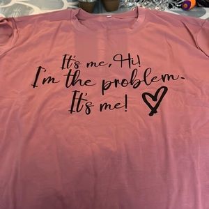 It's Me, Hi, I'm The Problem Shirt Women Music Lover Shirts Summer Tee Tops